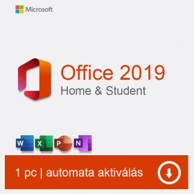 Office 2019 Home & Student, licenc. license, licensz, aktiválás