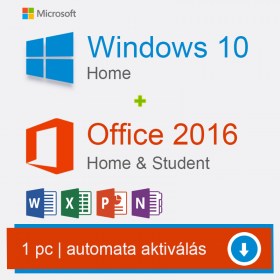 Windows 10 Home Office 2016 Home & Student licenc termékkulcs