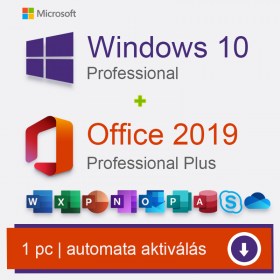 Win 10 Pro, Office 2019 licenc